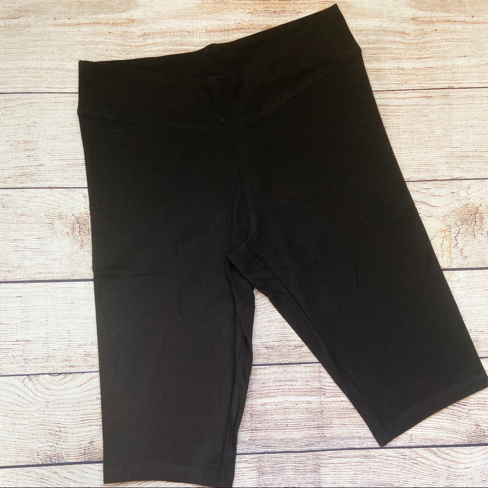 Capri cotton biker shorts